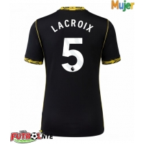 Camiseta Chelsea Maxence Lacroix #5 Visitante Equipación para mujer 2026-27 manga corta